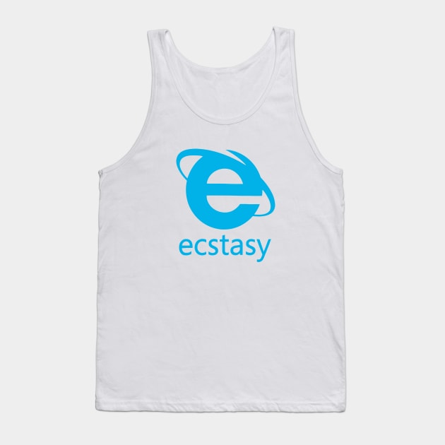 ecstasy tumblr blue Tank Top by Olympussure